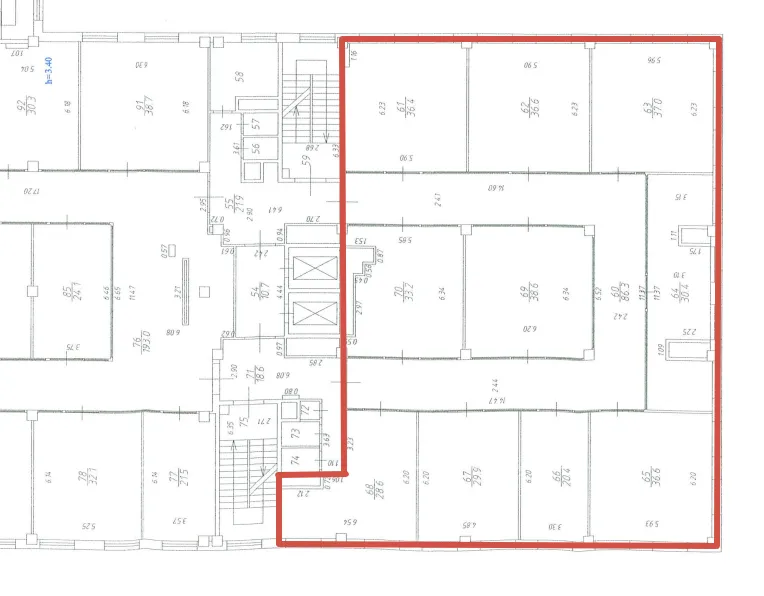 Строение 31, этаж 2, офис 414м2