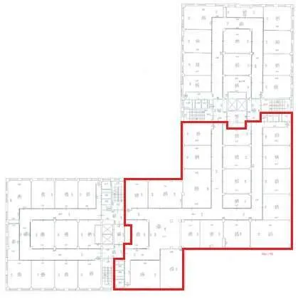 Строение 23, этаж 6, офис 952м2