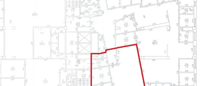 Строение 17, этаж 5, офис 100,1 м2