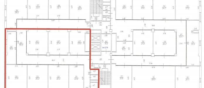 Строение 25, этаж 2, офис 317,7м2